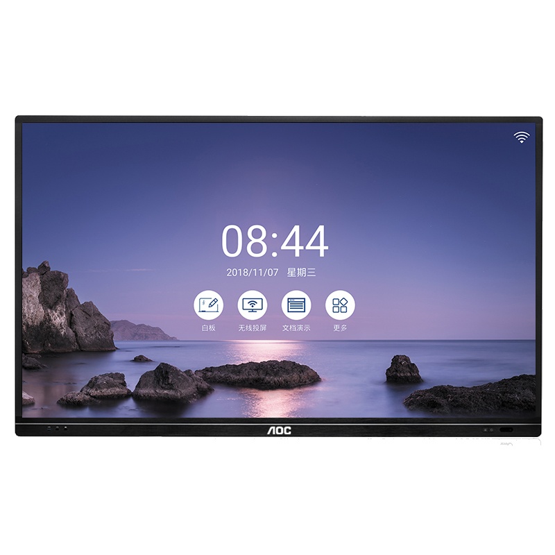 AOC 65T11K 65英寸 4K 触摸屏 电子白板 教学触摸一体机 商用广告机 智能会议平板