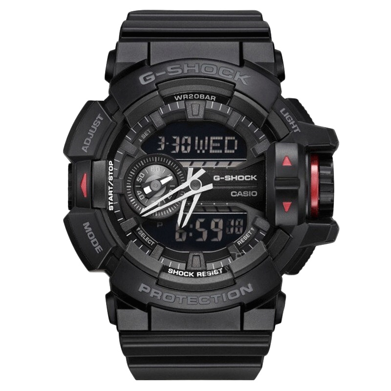 西欧(CASIO)手表 G-SHOCK系列直感操作旋转表冠大表盘运动防水男表