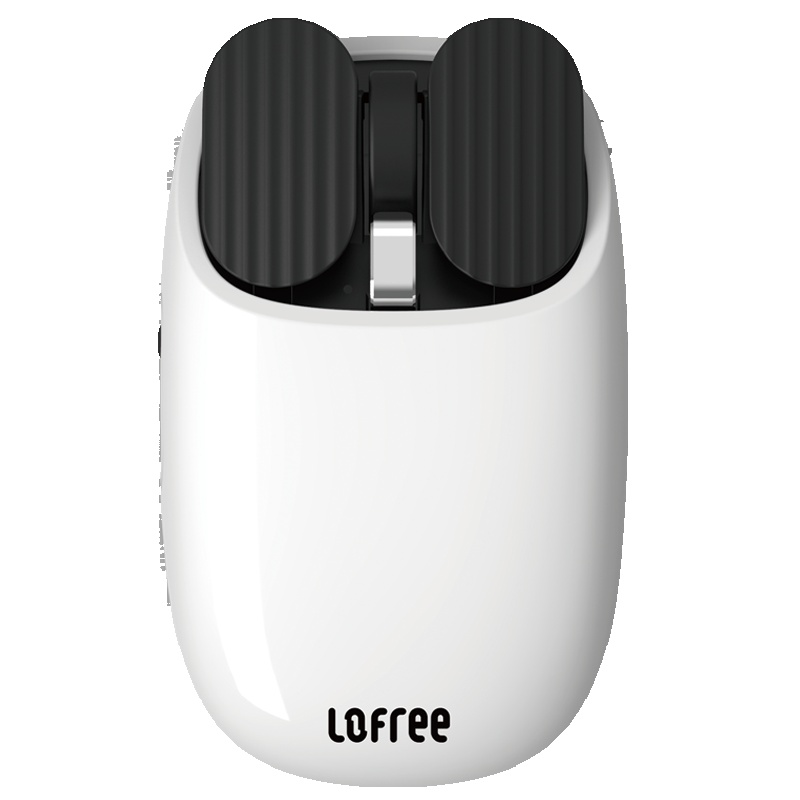 洛斐(Lofree)EH115薯片蓝牙无线鼠标商务办公游戏充电鼠标兼容平板笔记本电脑手机