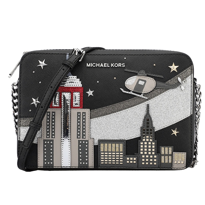 MICHAEL KORS 迈克·科尔斯 MK 女斜挎包 欧美时尚城市系列皮质单肩包