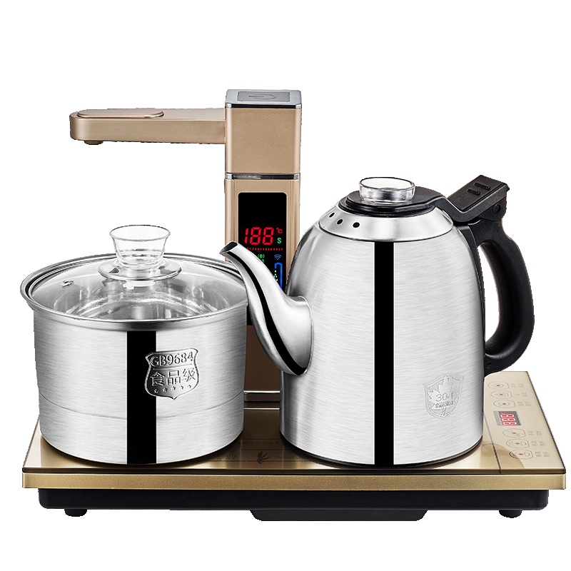 金杞(JINQI)202B 全自动上水不锈钢304电热水壶耐热消毒烧水自动断电茶具套装