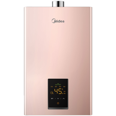 美的(Midea)JSQ25-H3家用燃气热水器(天然气) 液晶触控大屏 水气双变频 AI智能变升 多点同时供水