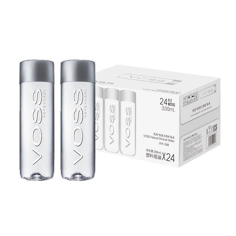 VOSS 芙丝饮用天然矿泉水330ml*24