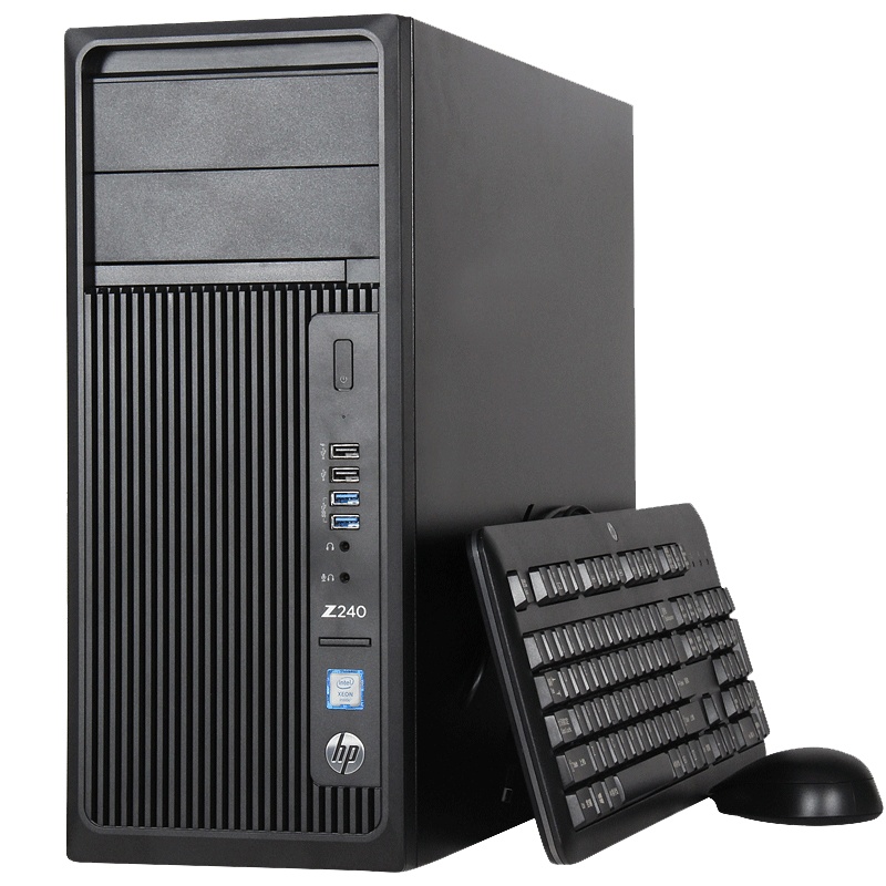 惠普(HP)Z240 Tower 塔式工作站(I7-7700 16G 1T P600 2G DVDRW刻录 USB键鼠)
