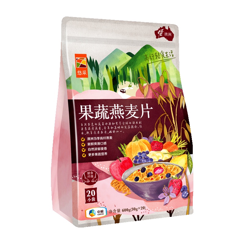 悠采果蔬燕麦片600g(30g*20)