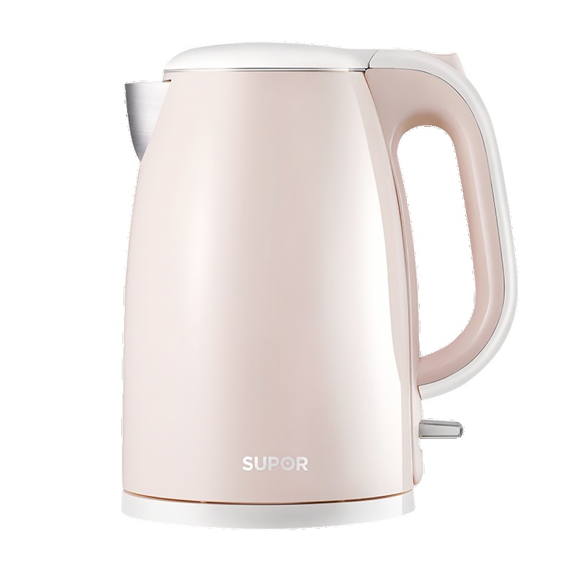 苏泊尔(SUPOR)电水壶SW-15T66A 1.5L 烧水壶家用 304不锈钢 自动断电 双层防烫STRIX温控器