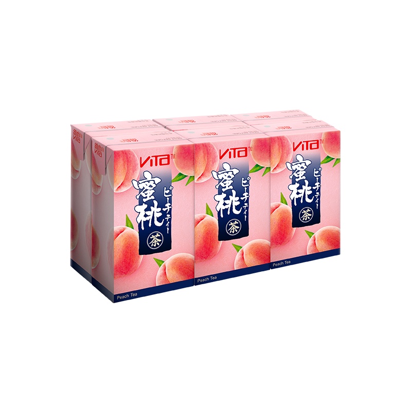 維他日式蜜桃茶飲品 250ml（6包裝）