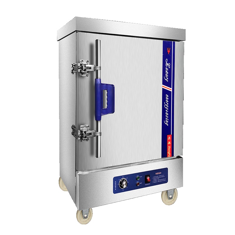 Xnesen喜莱盛10盘电热定时商用蒸饭柜 蒸饭车蒸饭机商用厨房电蒸箱饭堂饭店专用标准电热定时款