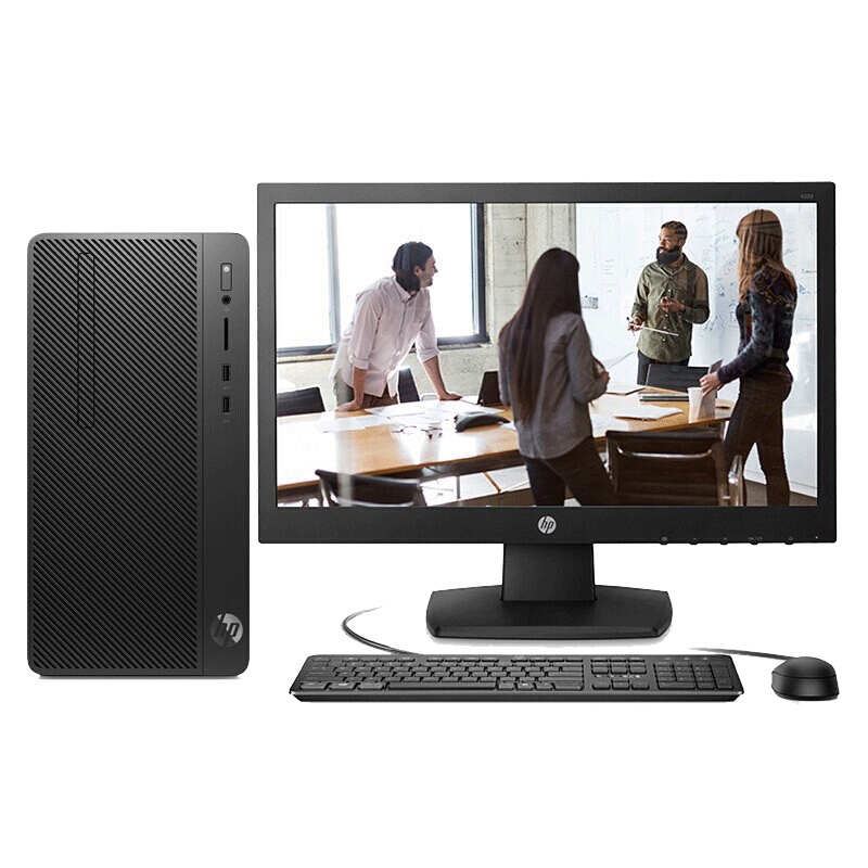 惠普(HP)288 Pro G4台式电脑 19.5英寸显示器( I3-8100 8G 1T+128GSSD DVDRW)