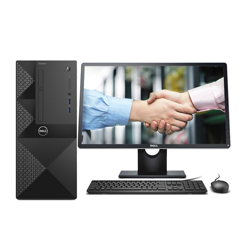 戴尔（DELL）成就3669-R32N8B 23.8英寸屏商用 台式电脑 （G4560 4GB 1TB 集显 ）商用办公 家用娱乐 学生学习 性价比机 企业采购 台式电脑