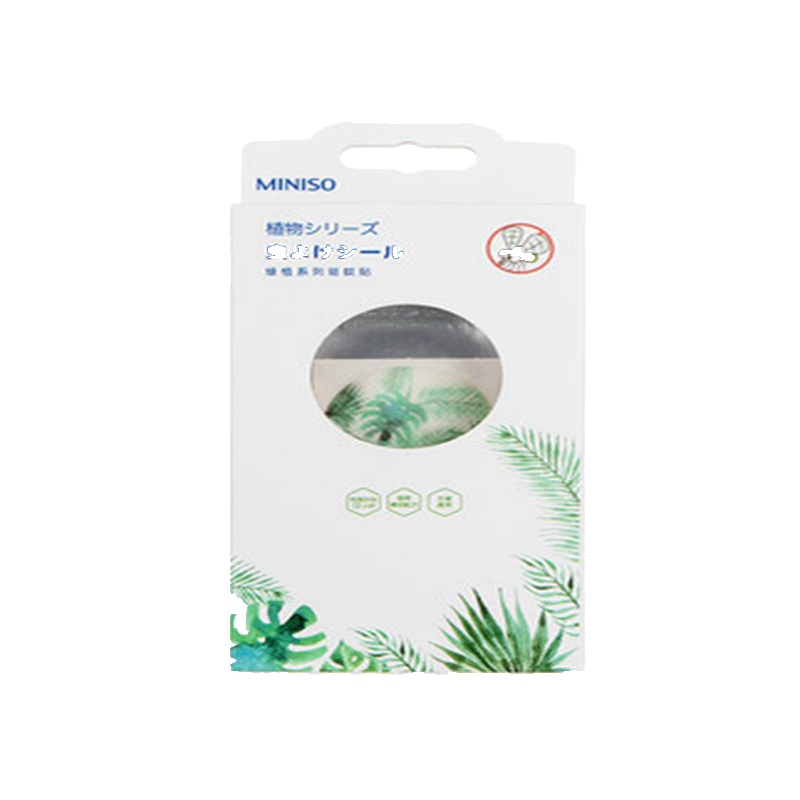 名创优品（miniso） 绿植系列驱蚊贴12片装 成人防蚊子贴/送客户/礼品