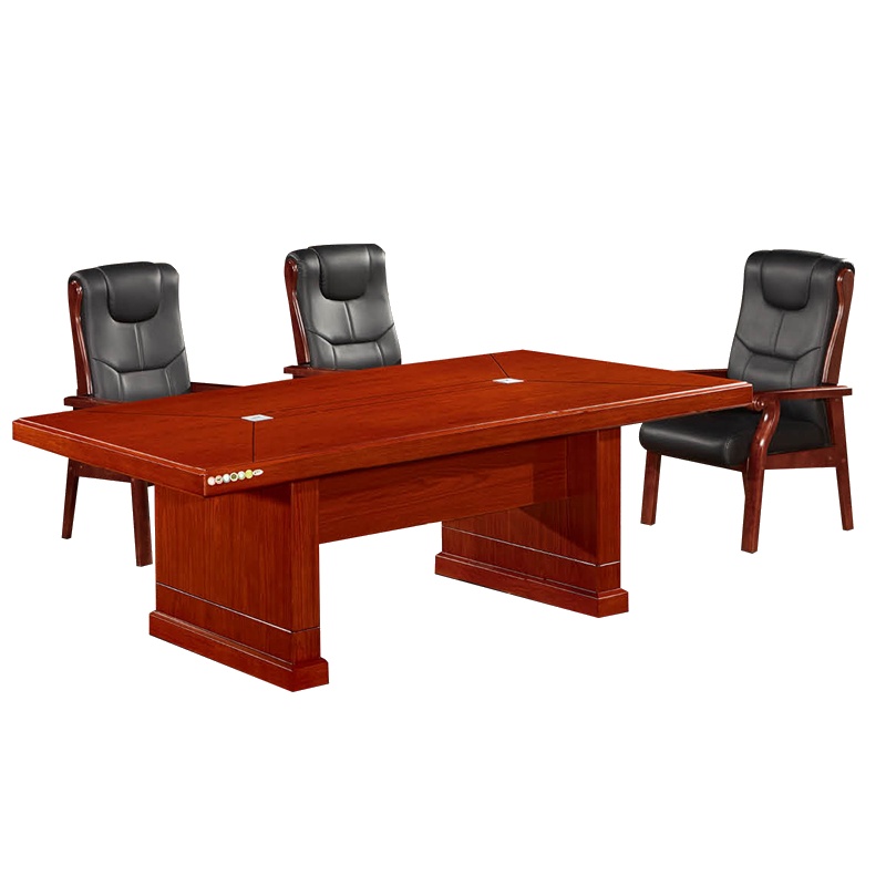 [万保]办公家具 会议桌长桌 漆面多人会议桌办公桌 商务洽谈桌 简约现代 可定制其他