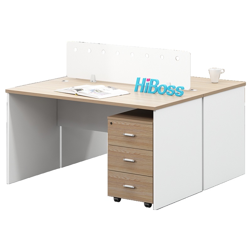 HiBoss办公家具办公桌椅员工桌双人电脑桌职员桌2人工位