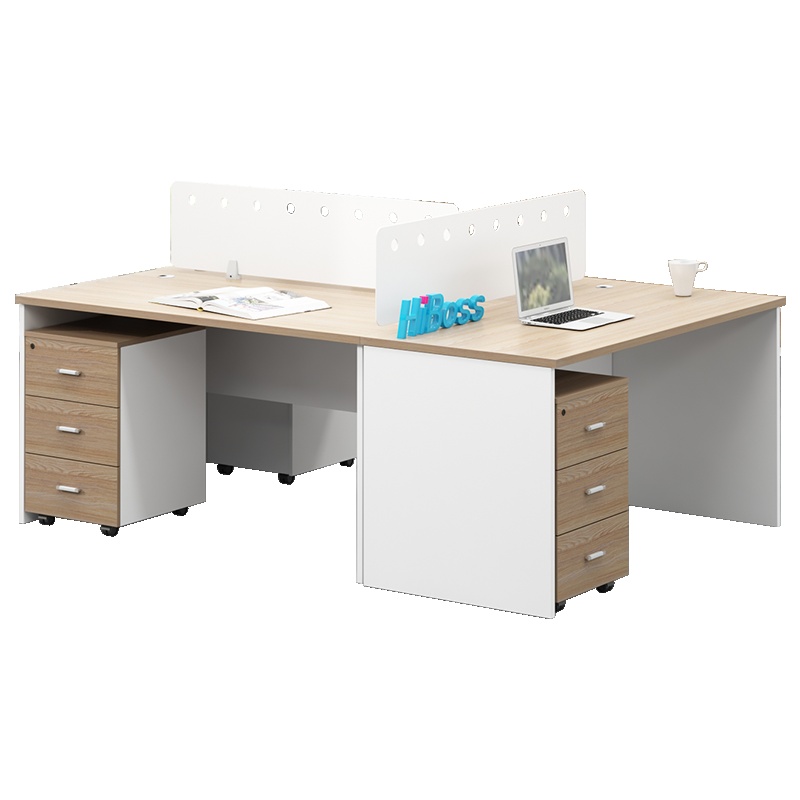 HiBoss 办公家具办公桌组合职员办公桌3人电脑桌工位1.8米