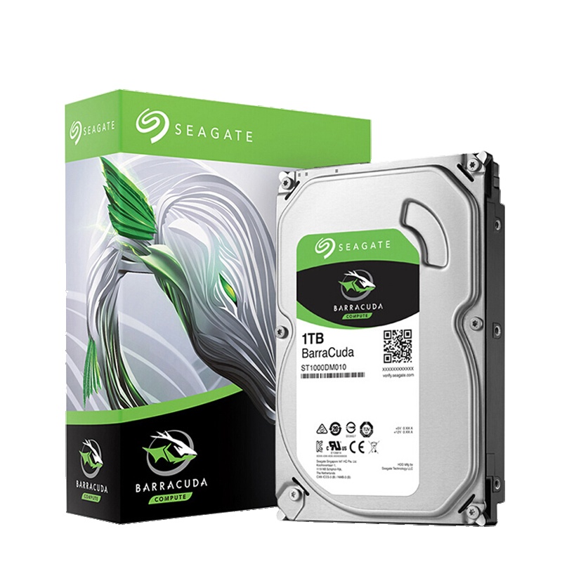 希捷(SEAGATE) 酷鱼系列 1TB 7200转64M SATA3 台式机机械硬盘(ST1000DM010)