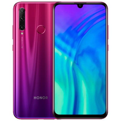 荣耀(honor)20i 6GB+64GB 渐变红 移动联通电信4G全网通 3200万AI自拍 超广角三摄 6.21英寸珍珠全面屏手机