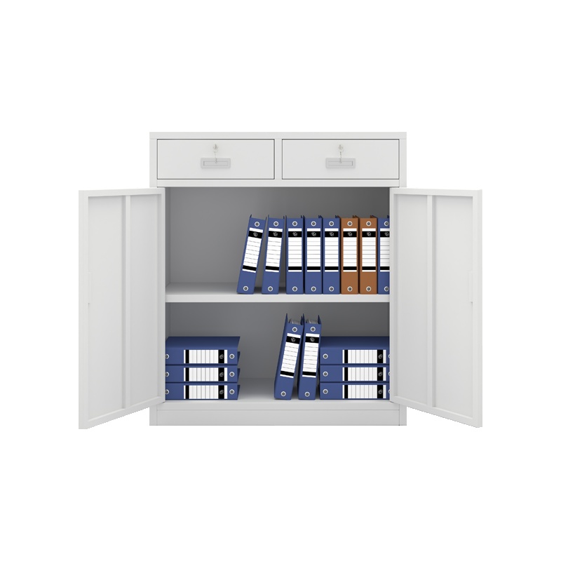 【万保】铁皮文件柜 钢制办公柜 小矮柜 落地文件柜 资料柜 铁皮储物柜 活动矮柜