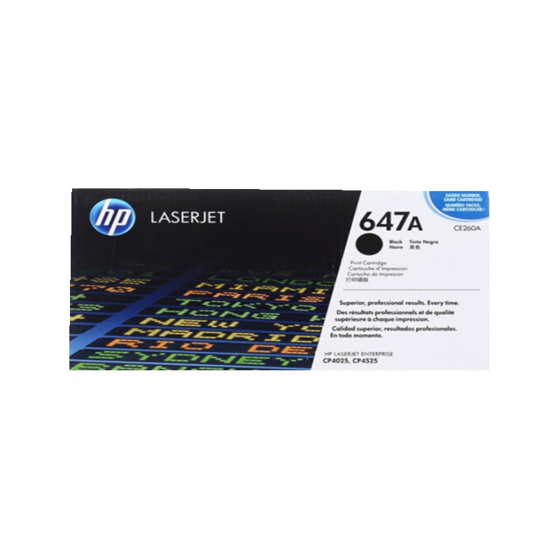惠普（HP） CE260A 647A 黑色硒鼓 适用LaserJet CP4025/CP4525