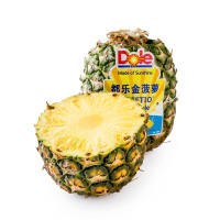 【苏宁生鲜】 都乐菲律宾无冠金菠萝1个约1kg/个新鲜水果