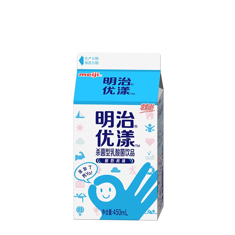 【苏宁生鲜】明治优漾杀菌型乳酸菌饮品450ml 冷饮 方便速食