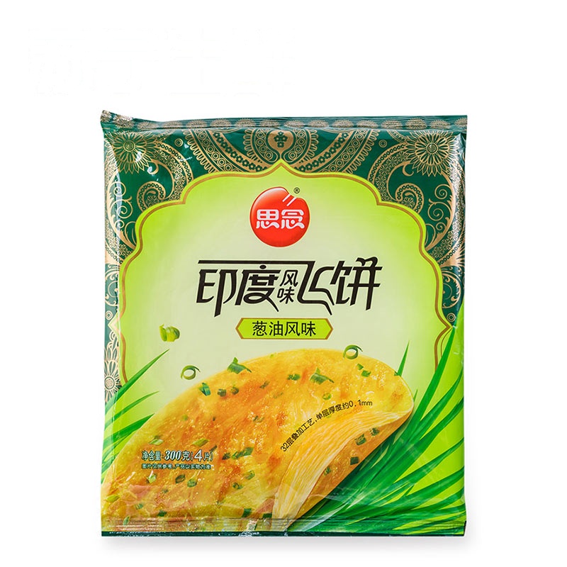 [苏宁生鲜]思念葱油风味飞饼300g