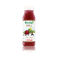 【苏宁生鲜】果的(Fruiti)100%冷压鲜榨甜菜根混合蔬果汁300ml 冷饮 方便速食