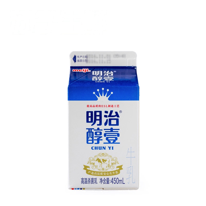 【苏宁生鲜】明治醇壹牛乳450ml 方便速食