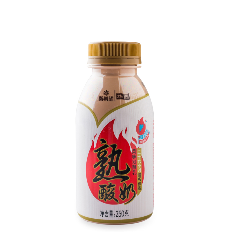 【苏宁生鲜】新希望华西熟酸奶风味发酵乳250g