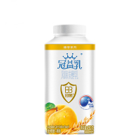 【苏宁生鲜】蒙牛冠益乳风味发酵乳(燕麦+黄桃)250g 瓶装
