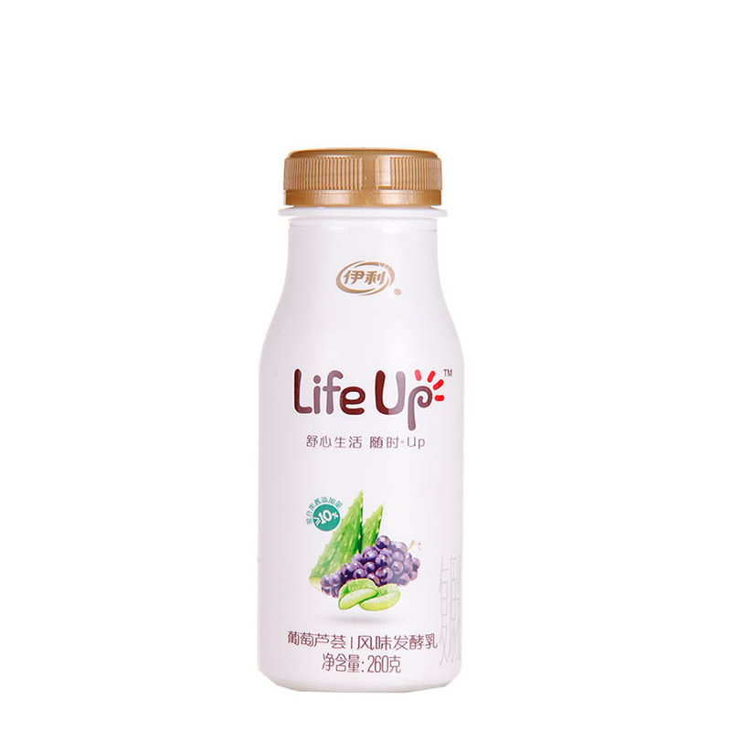 【苏宁生鲜】伊利Life Up风味发酵乳(葡萄芦荟)260g