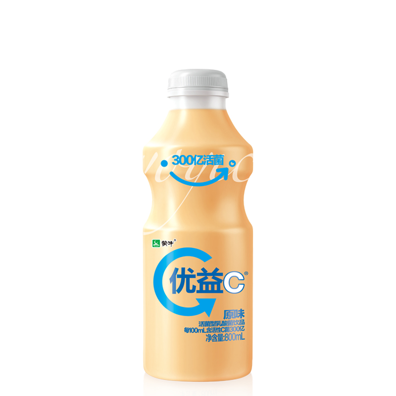 【苏宁生鲜】蒙牛优益C活菌型乳酸菌饮品(原味)800ml