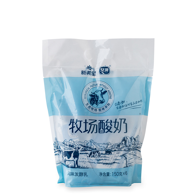 【苏宁生鲜】新希望琴牌牧场酸奶风味发酵乳150g*6