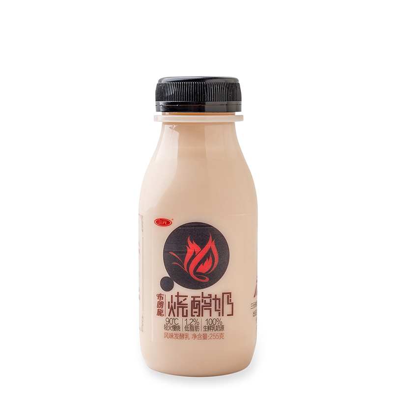 【苏宁生鲜】三元布朗旎烧酸奶风味发酵乳255g