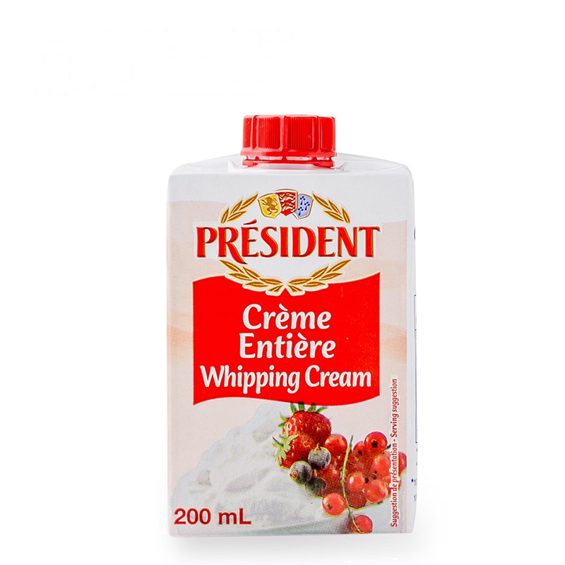 【苏宁生鲜】总统超高温灭菌稀奶油200ml