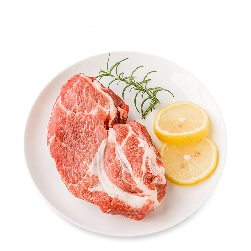 【苏宁生鲜】荣牧冰鲜猪前夹瘦肉250g 猪肉