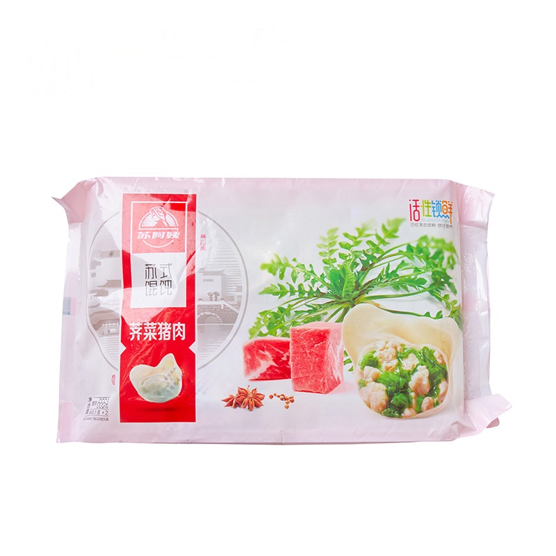 【苏宁生鲜】苏阿姨荠菜猪肉馄饨666g