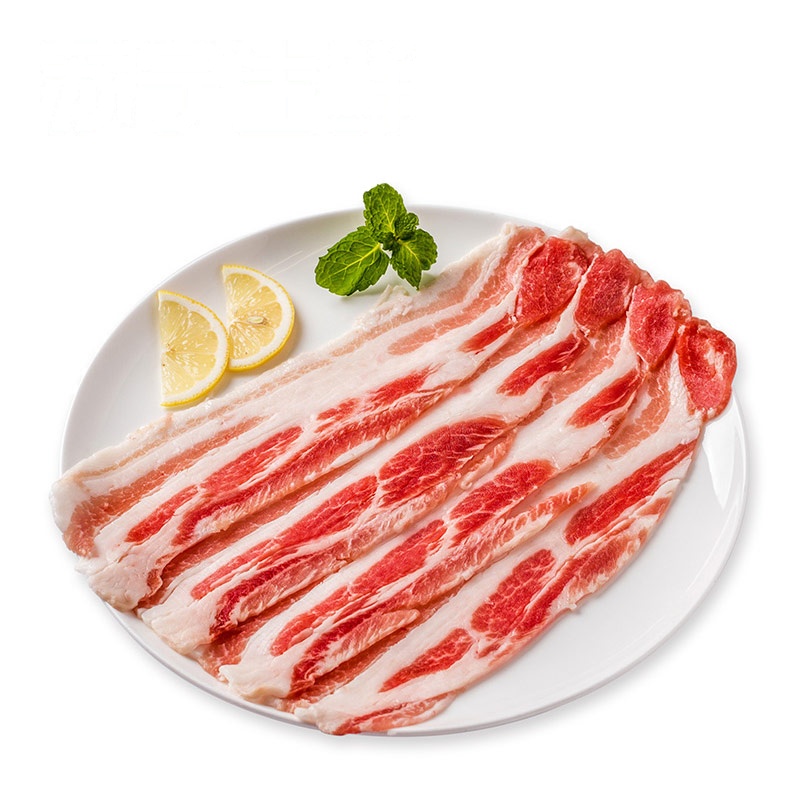 【苏宁生鲜】原膳西班牙纯种黑猪五花肉片300g