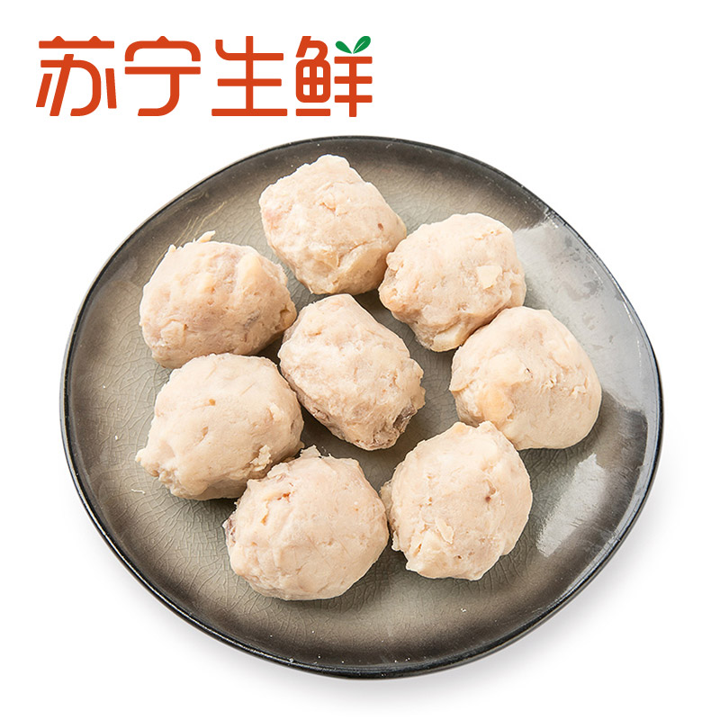 【苏宁生鲜】原膳黄金鲍贡丸180g