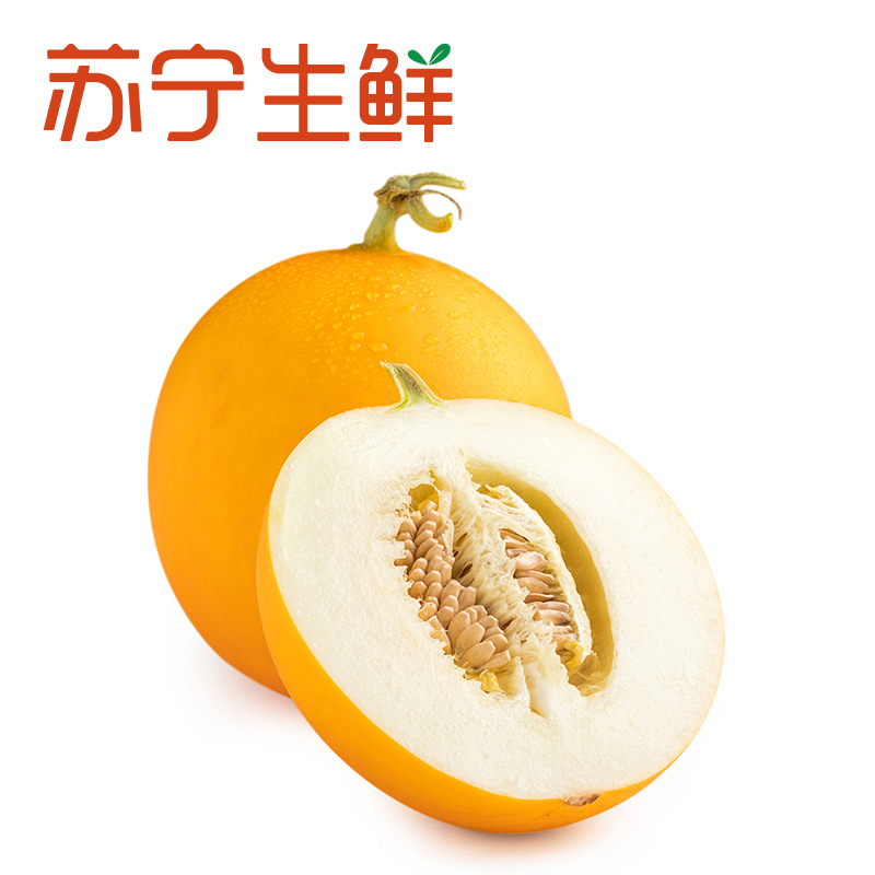[苏宁生鲜]山东久红瑞甜瓜1个1kg以上/个