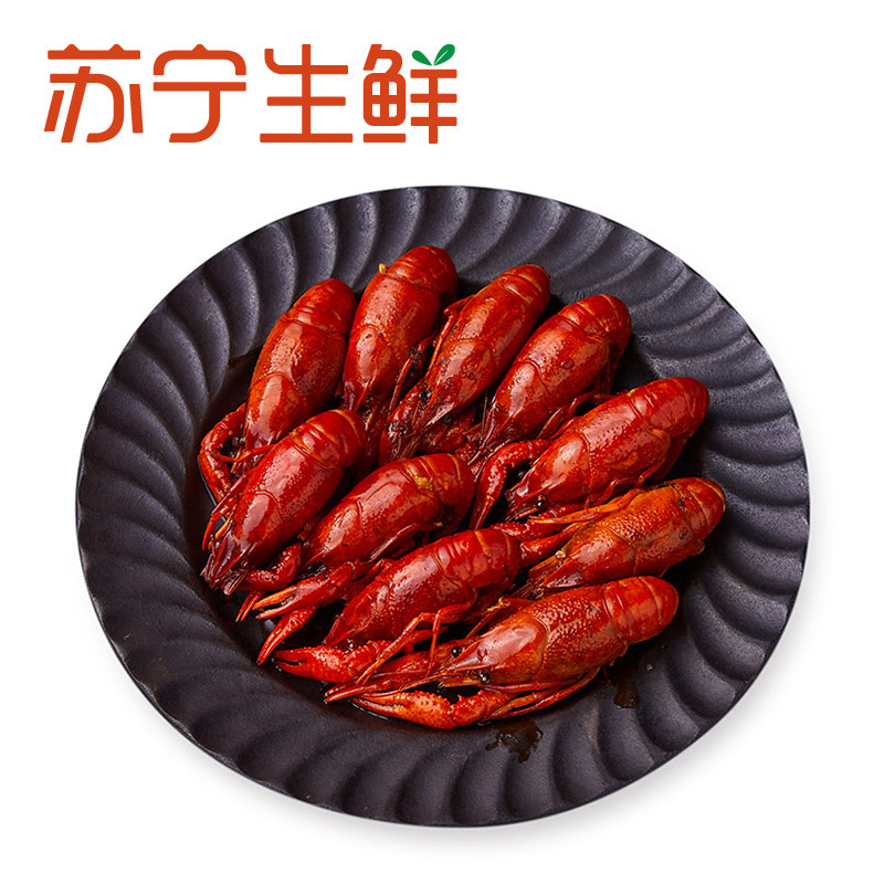 【苏宁生鲜】荆楚味道麻辣小龙虾610g(12-17只)