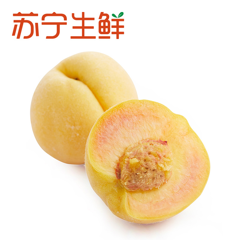 [苏宁生鲜]安徽砀山黄桃4个200g以上/个 新鲜水果 黄桃