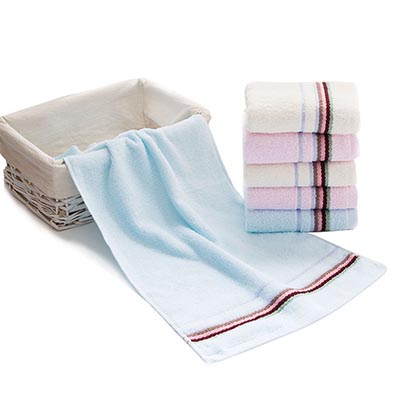 【苏宁易购超市】洁丽雅 全棉柔软素色洗脸毛巾3条装 6638 纯棉 70*34cm