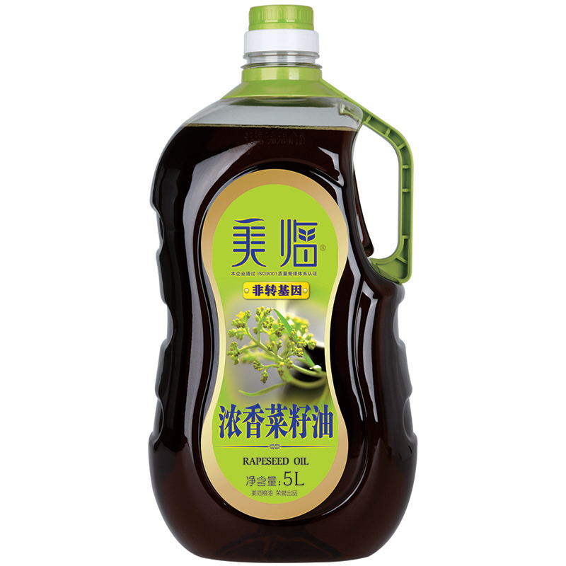 美临 食用油 浓香菜籽油 非转基因5L