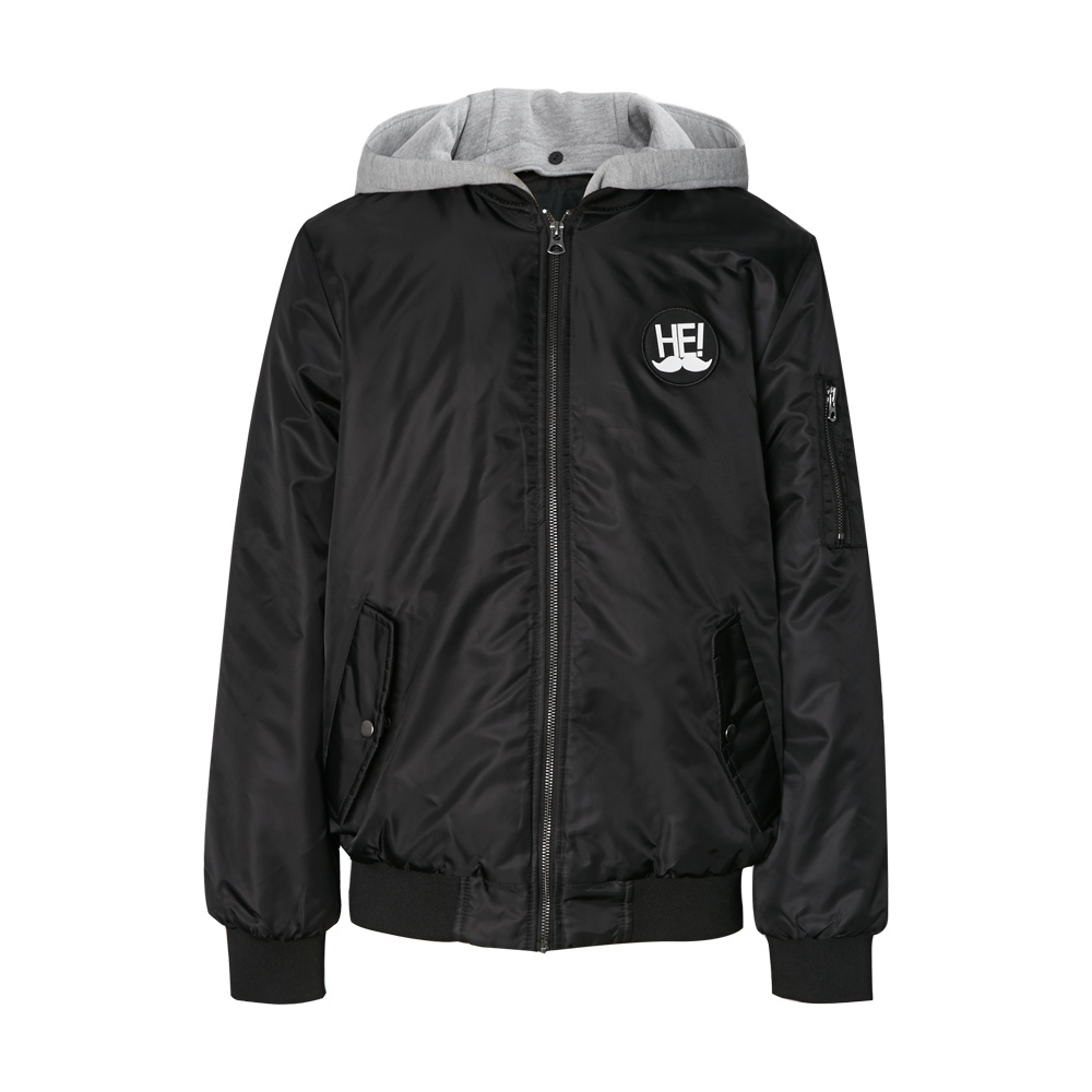 美特斯邦威夹克男士秋季宽松连帽外套户外休闲个性上衣