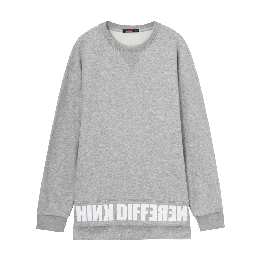 美特斯邦威卫衣男士春秋装字母宽松圆领套头打底衫长袖T恤