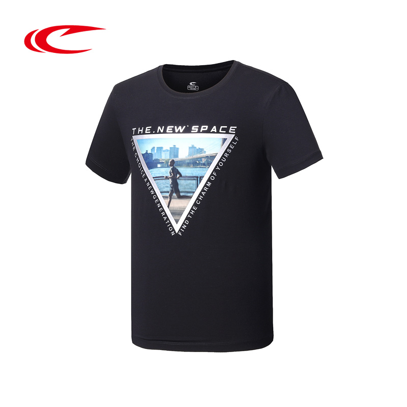 赛琪T恤 男子2018夏季新品圆领吸汗透气时尚百搭运动T恤116439