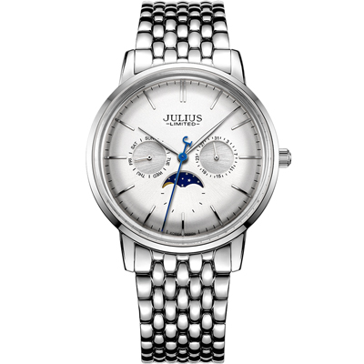 聚利时情人节礼物正品时尚情侣对表商务正装钢带男女手表JAL-041