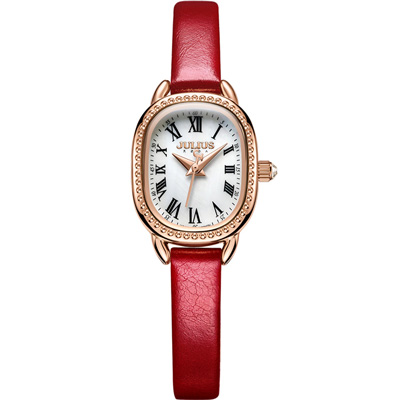 聚利时韩版复古鹅软石手表女时尚潮流防水石英学生女士手表JA-986