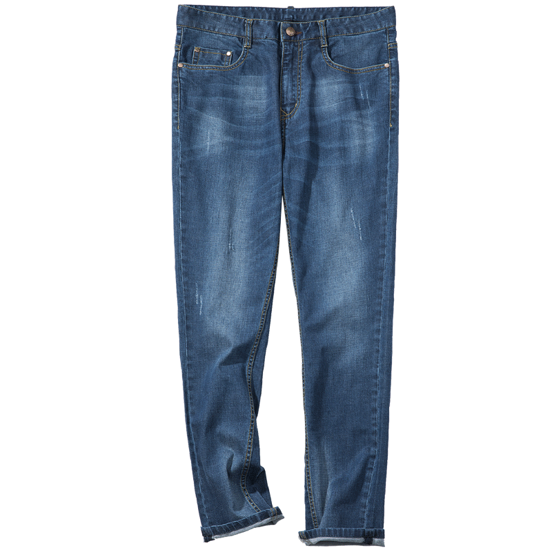 千纸鹤9906男士牛仔裤 韩版青年长裤修身棉弹小脚潮流男裤子9906