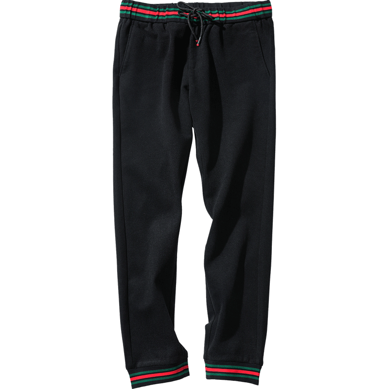 千纸鹤男士运动休闲2019秋季裤子男韩版潮流九分裤小脚裤男90026